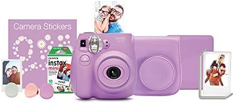 FUJIFILM Instax Mini 7s Instant Camera Bundle - Lavender | Amazon (US)