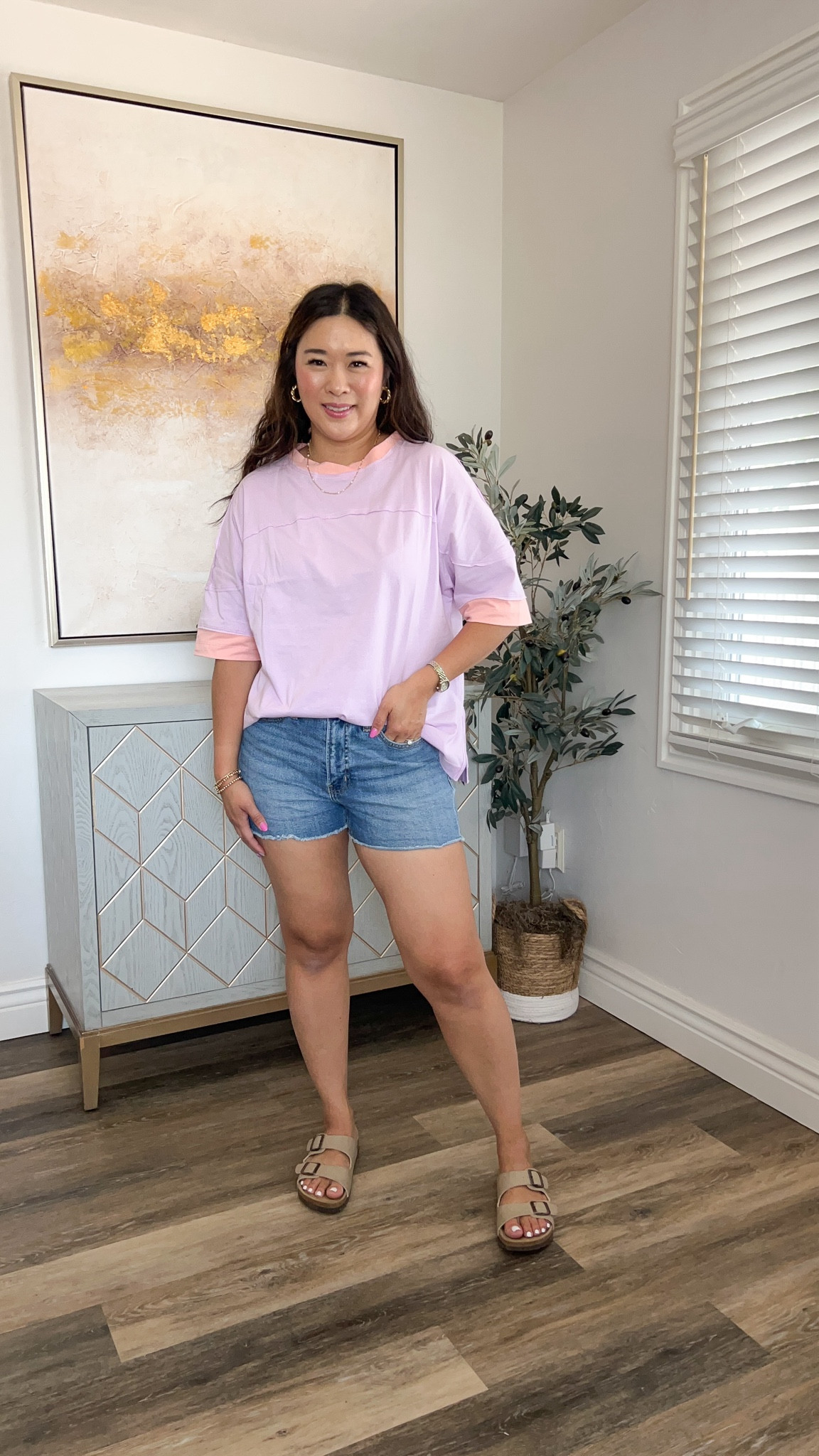 Amazon fashion find 

Oversized tee: medium but could size down to small

#LTKSeasonal