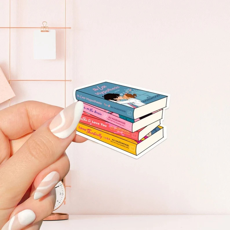 Books collection kindle Sticker, bookish Sticker, book lover gift, bookish Merch , Kindle Sticker... | Etsy (US)