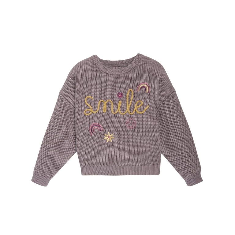 Modern Moments By Gerber Toddler Girl Sibling Matching Sweater, Sizes 12 Months - 5T | Walmart (US)