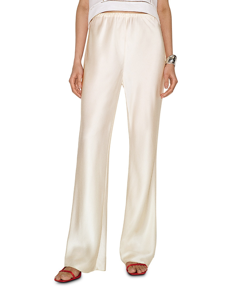 Reformation Gale Satin Mid Rise Bias Pants | Bloomingdale's (US)