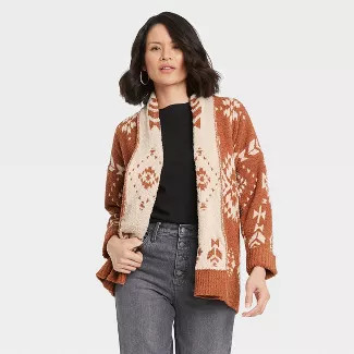 Women's Geometric Print Cardigan - Knox Rose™ | Target