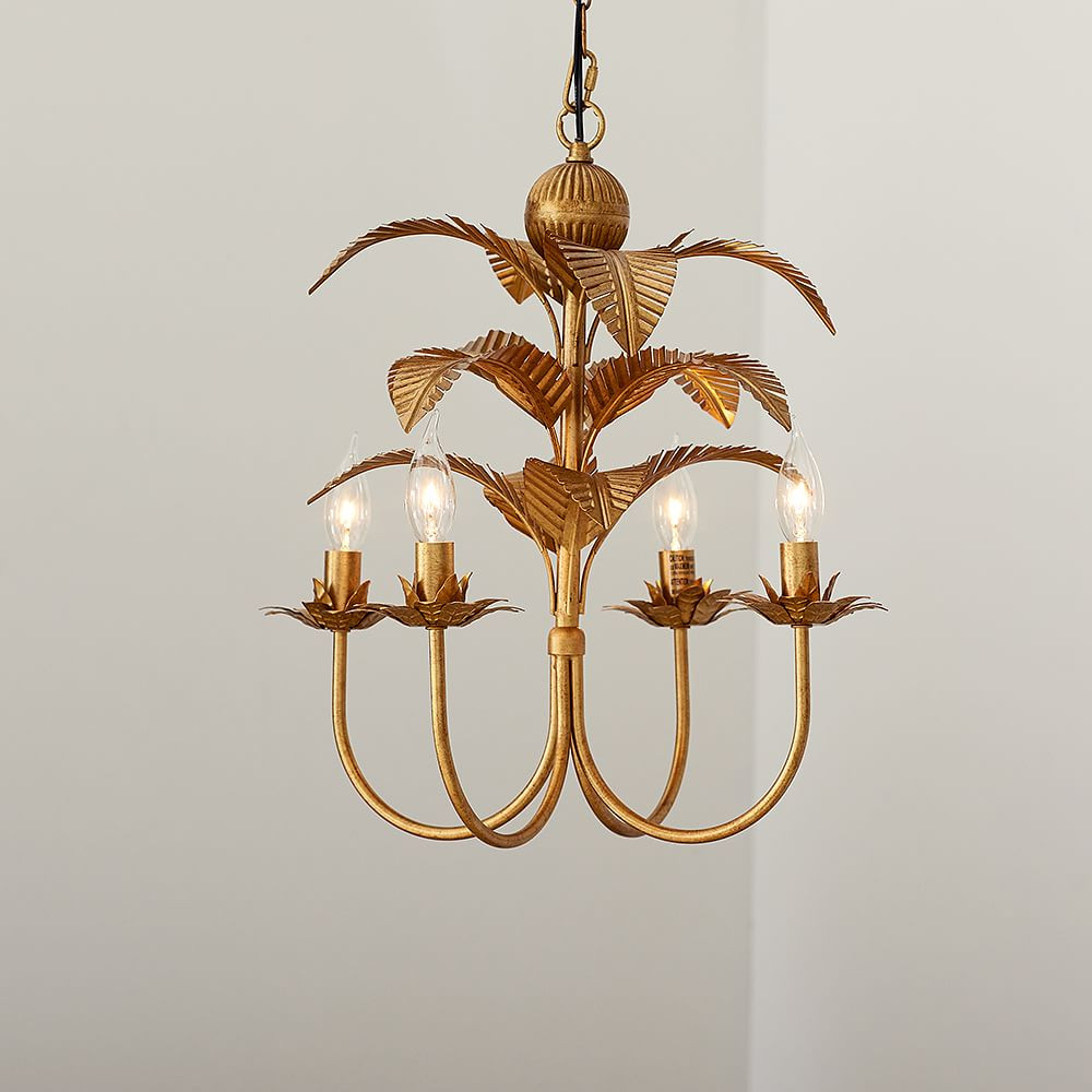 Palm Chandelier (18") | Pottery Barn Teen