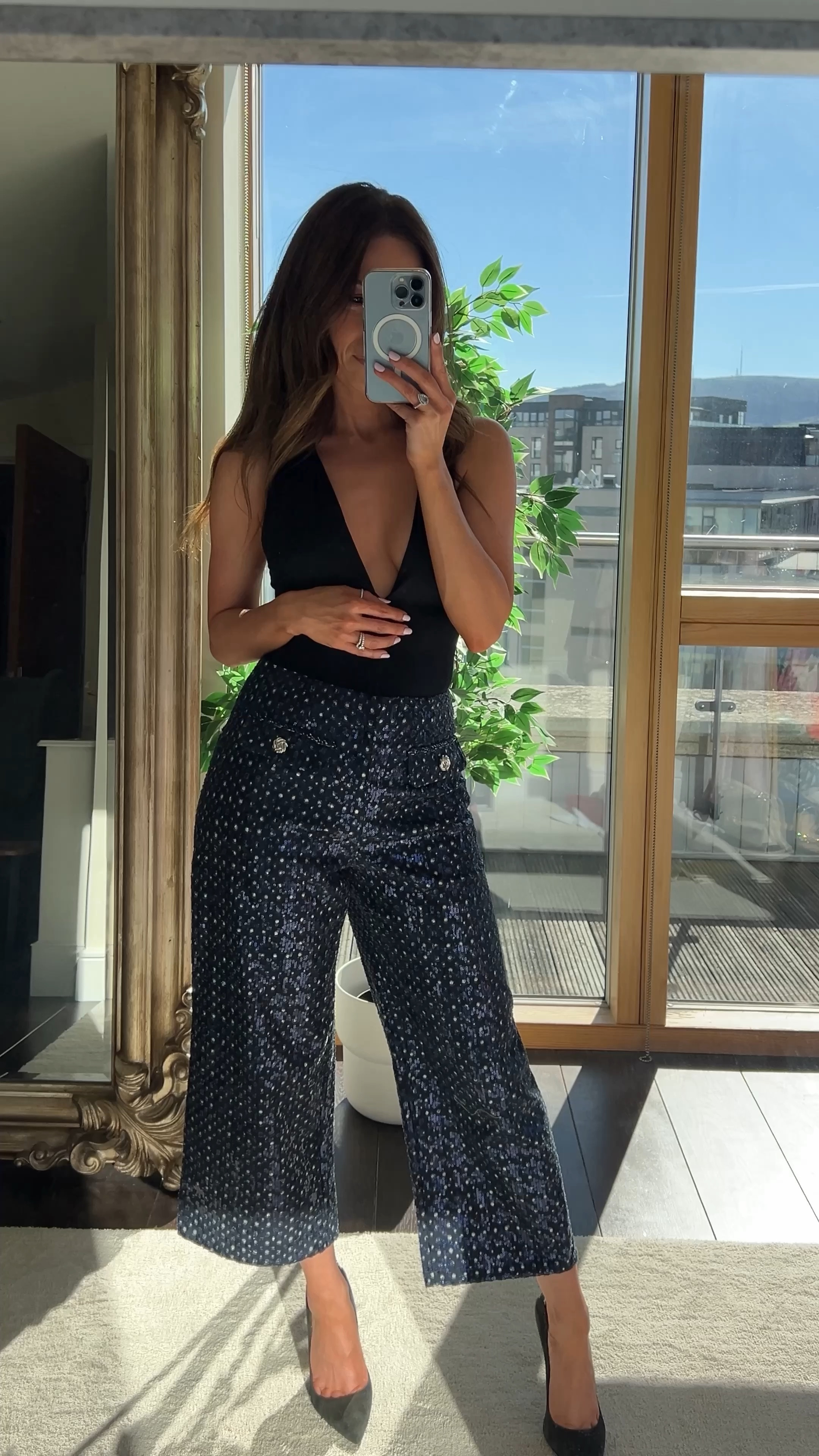 Petite style. Sequin trousers  

#LTKpartywear #LTKstyletip #LTKireland