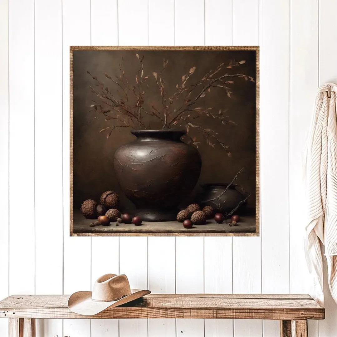 Fruit of the Oak Tree Canvas Printed Sign - Etsy | Etsy (US)