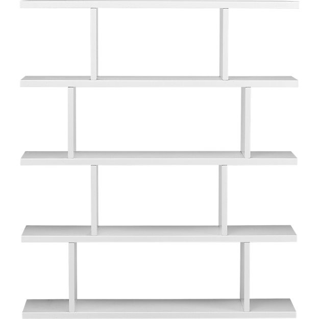 3.14 white bookcase | CB2