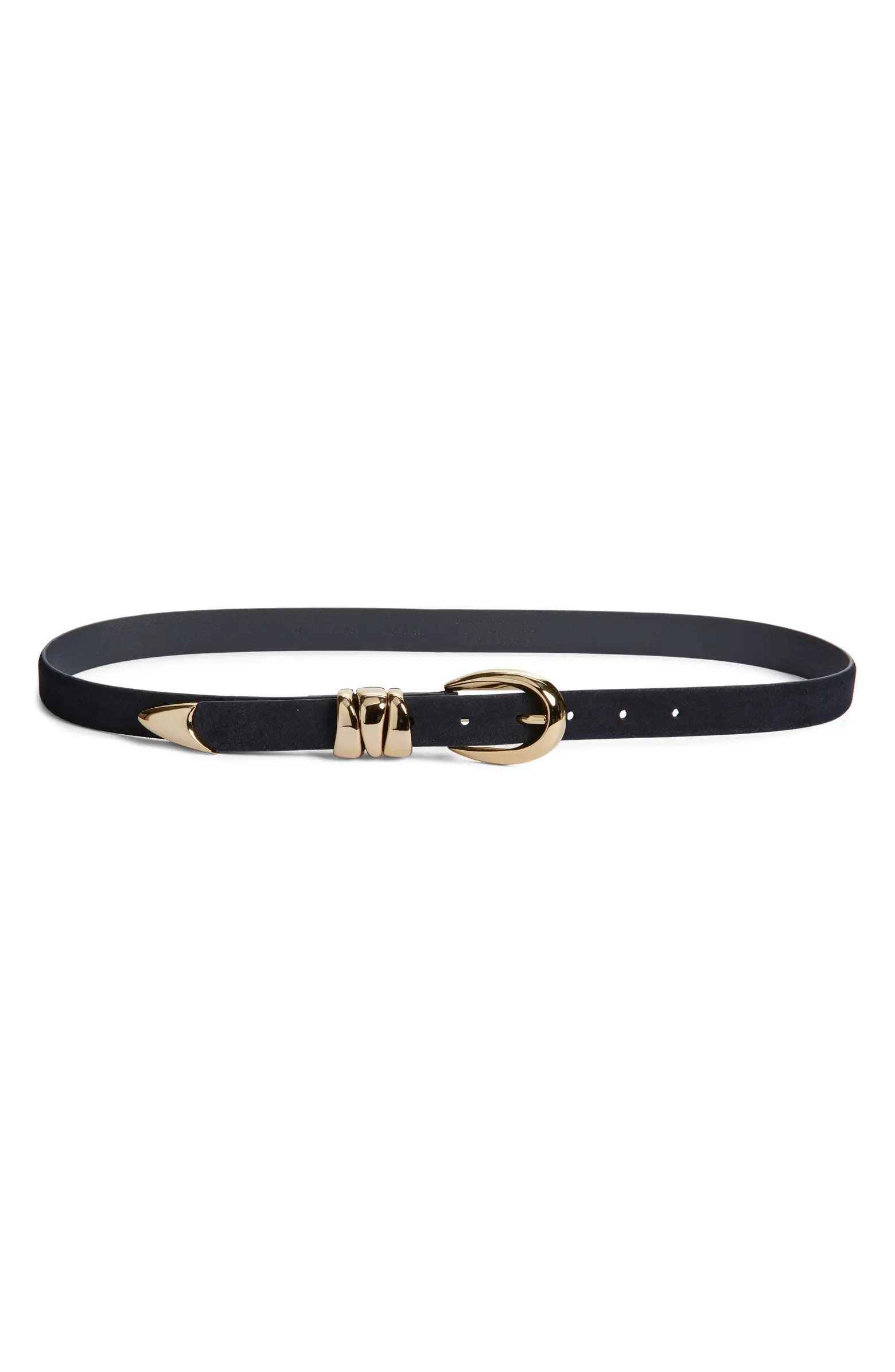 Triple Keeper Suede Belt | Nordstrom