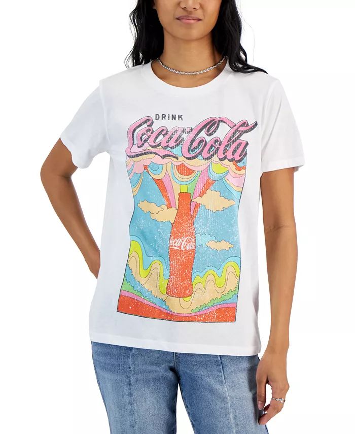 Juniors' Coca-Cola Graphic T-Shirt | Macys (US)