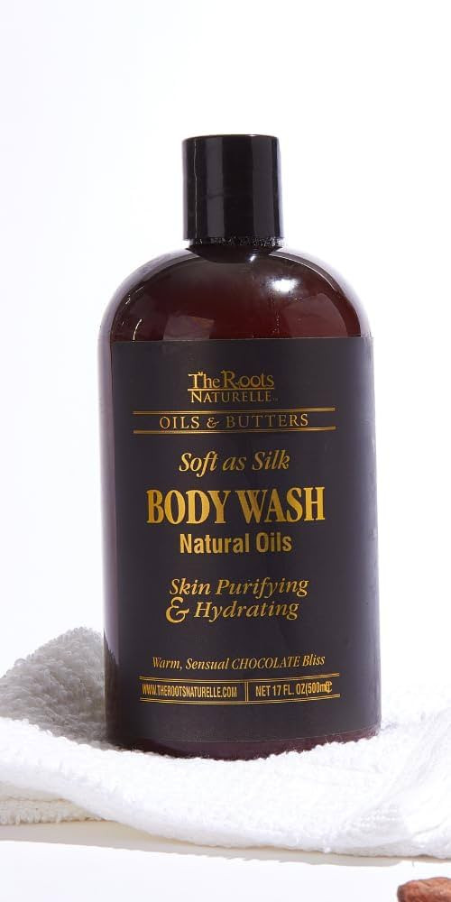 The Roots Naturelle Chocolate Bliss Body Wash | Soft as Silk | Skin Purifying & Hydrating | Warm,... | Amazon (US)