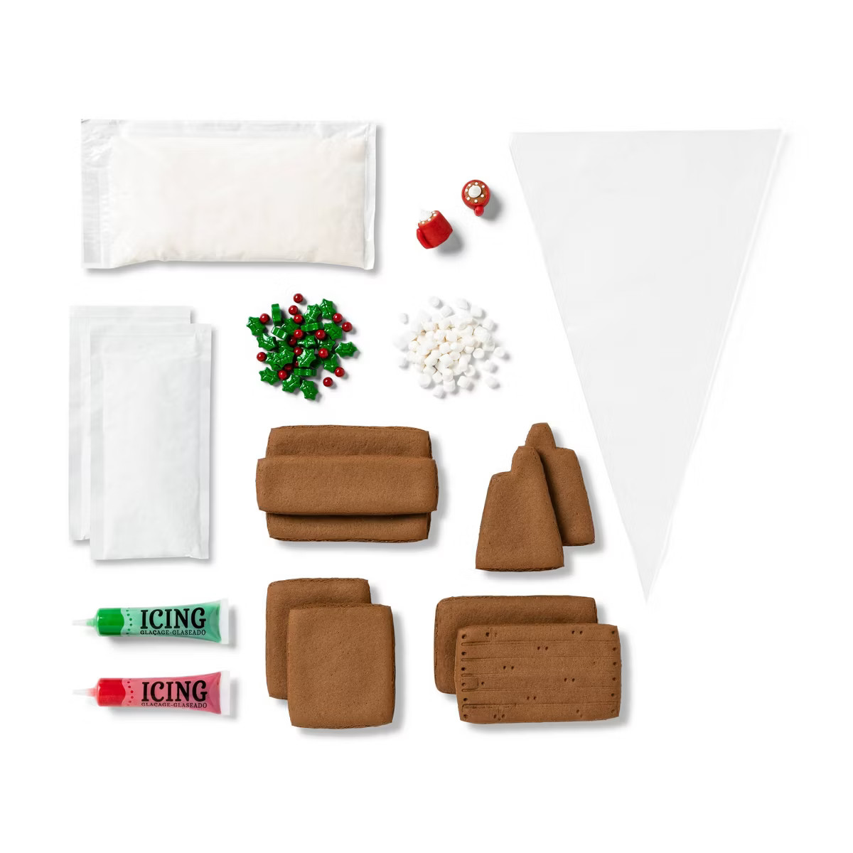 Holiday Hot Cocoa Stand Gingerbread House Kit - 25.3oz - Favorite Day™ | Target