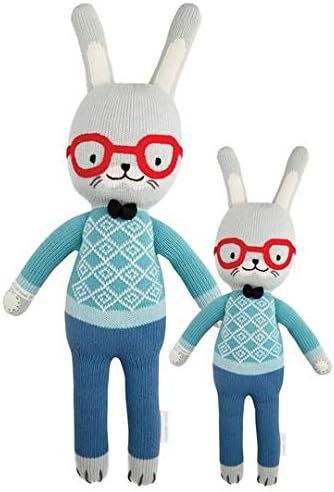 CUDDLE + KIND Benedict The Bunny Little 13" Hand-Knit Doll – 1 Doll = 10 Meals, Fair Trade, Hei... | Amazon (US)