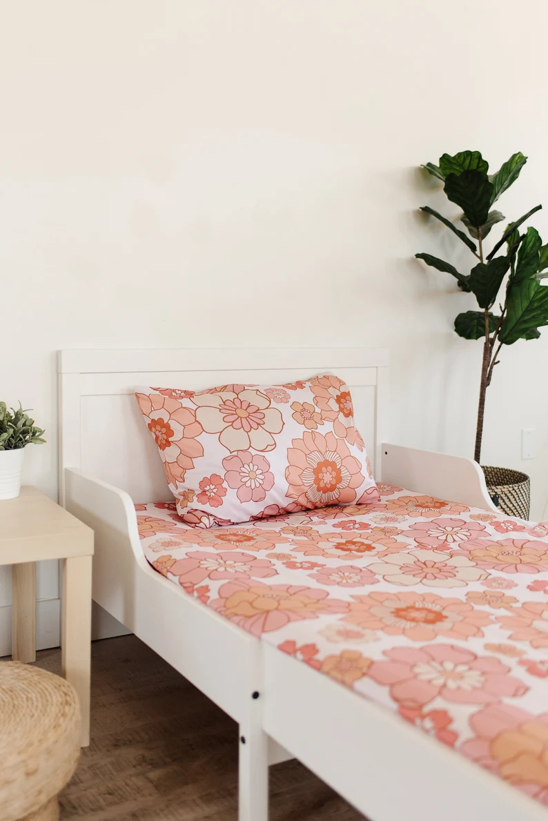 Willow Twin Comforter Willow Toddler Comforter Girls Bedding Floral Bedding Set Includes Pillowca... | Etsy (US)