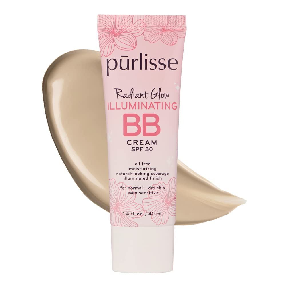 Purlisse Radiant Glow Illuminating BB Cream with SPF 30 - Glow BB Cream Enriched with Goji & Hawt... | Amazon (US)
