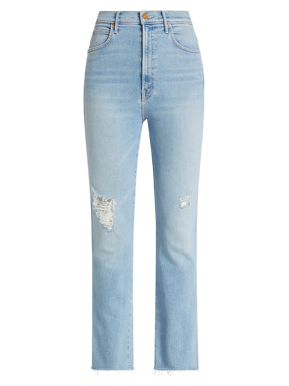 Smokin High-Rise Destroyed Ankle Jeans | Saks Fifth Avenue