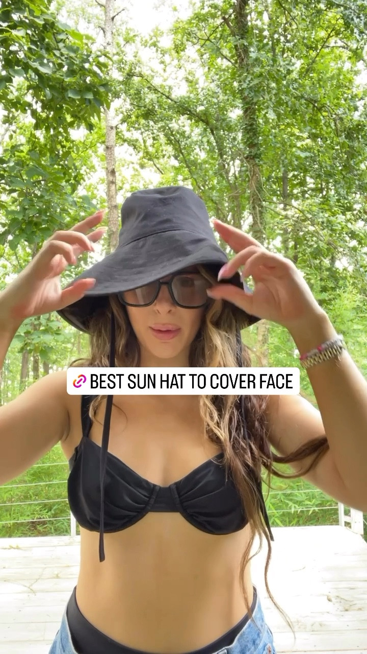 best sun hat that stills cute to cover your face!  

#LTKunder50 #LTKSeasonal #LTKswim