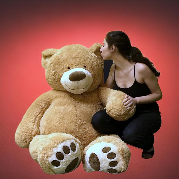Big Plush Giant 5 Foot Customizable Teddy Bear Hand-Stuffed in USA, Personalized & Ready to Hug i... | Amazon (US)