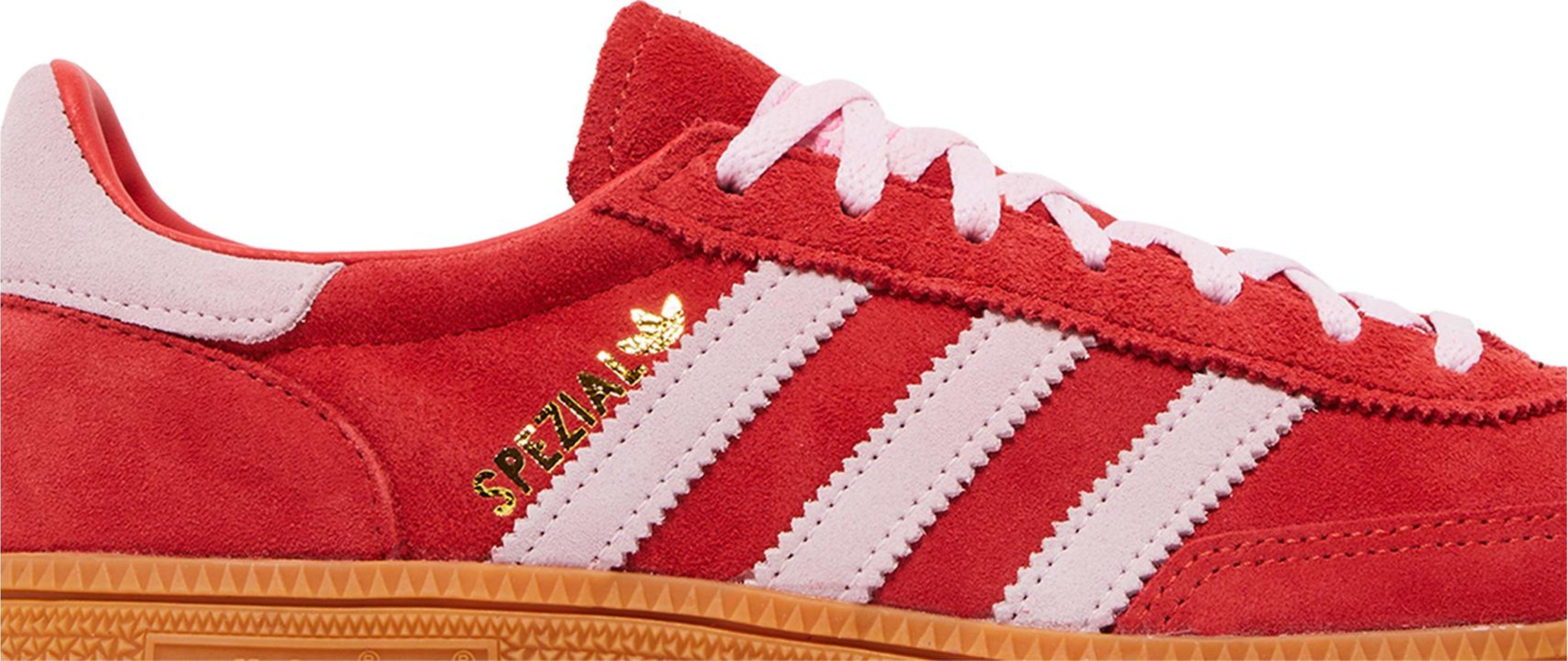 Buy Wmns Handball Spezial 'Bright Red Clear Pink' - IE5894 | GOAT | GOAT