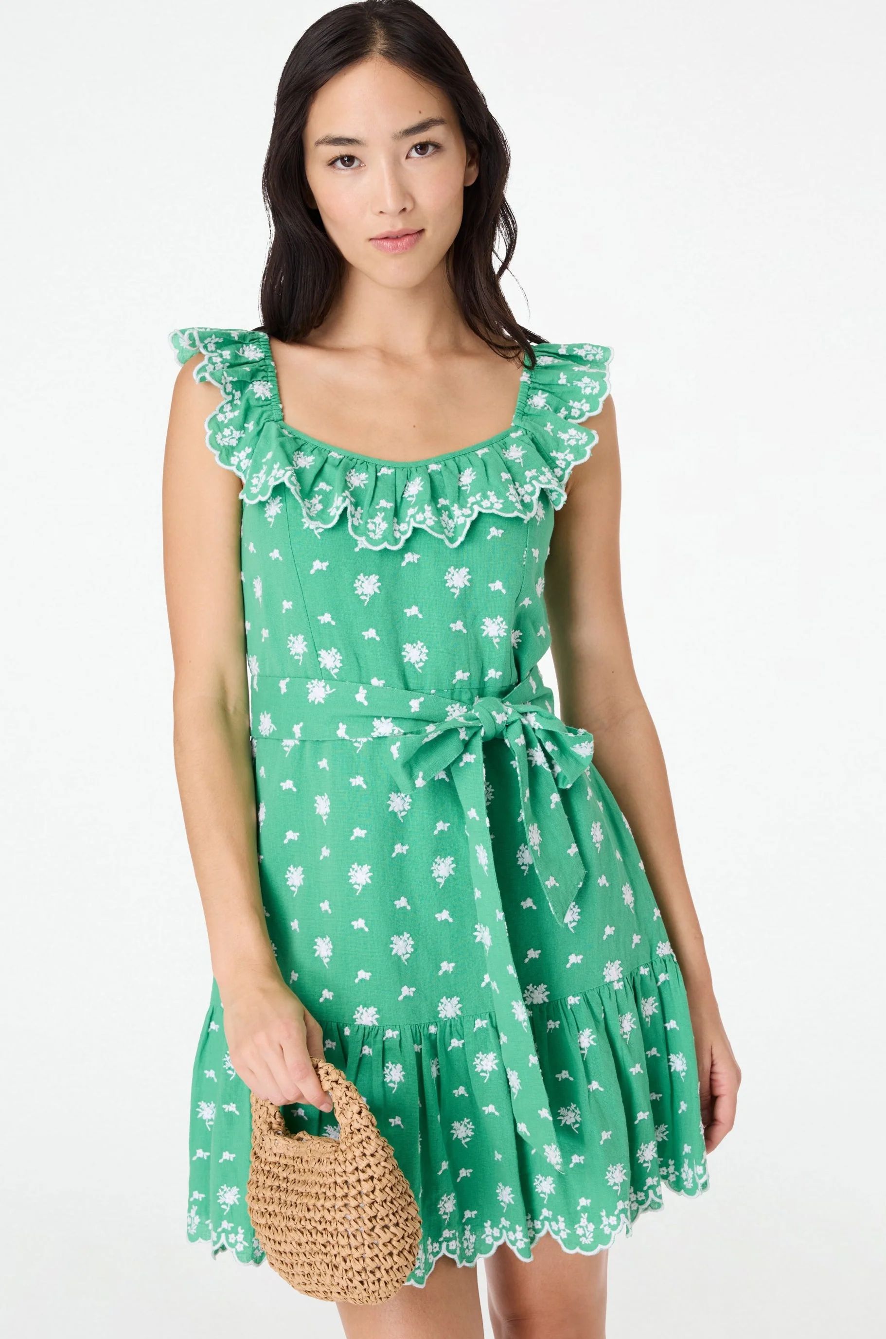 Isotta Embroidery Kari Dress | Roller Rabbit | Roller Rabbit