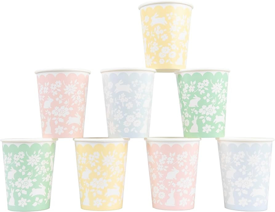 Meri Meri Easter Cups (Pack of 8), Disposable Paper Party Cups, Easter Party Decorations, Hot & C... | Amazon (US)