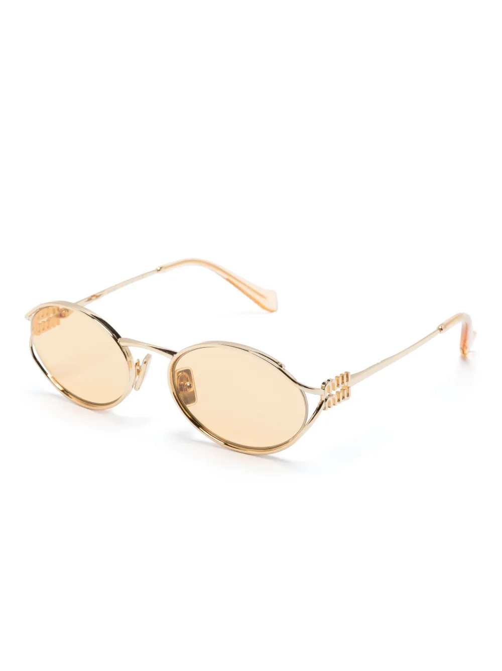 Miu Miu Eyewear MU52YS oval-frame Sunglasses - Farfetch | Farfetch Global
