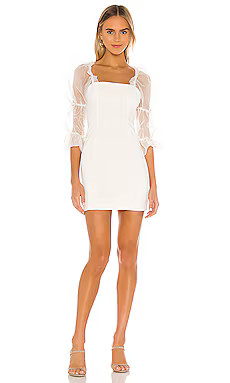 Amanda Uprichard Tia Dress in Ivory from Revolve.com | Revolve Clothing (Global)
