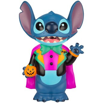 Disney 1.82-ft Freestanding Lighted Disney Lilo Stitch Stitch Lighted Decor Happy halloween Blow ... | Lowe's