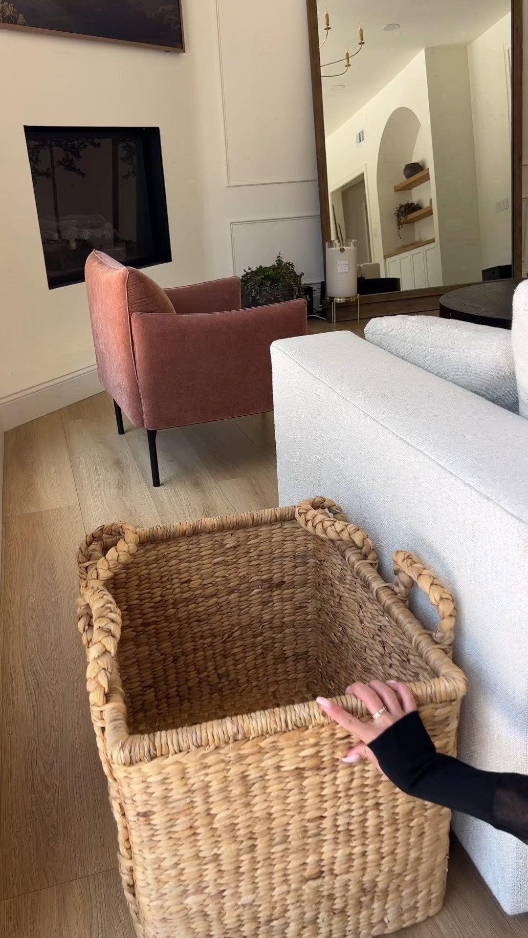 Girls, these baskets are as cute as they are functional 🤎✨ I used the large one for throw blankets, the medium for board games, and the small one for books. The easiest way to make your space feel organized and cozy!

#LTKU #LTKHome #LTKSaleAlert