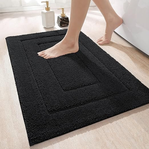 DEXI Bathroom Rug Mat, Extra Soft Absorbent Premium Bath Rug, Non-Slip Comfortable Bath Mat, Carp... | Amazon (US)