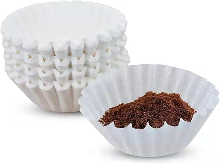 1-4 Cup Coffee Filters White Paper,Coffee Makers and Drip Coffee Pots Junior Basket Style, Chlori... | Amazon (US)