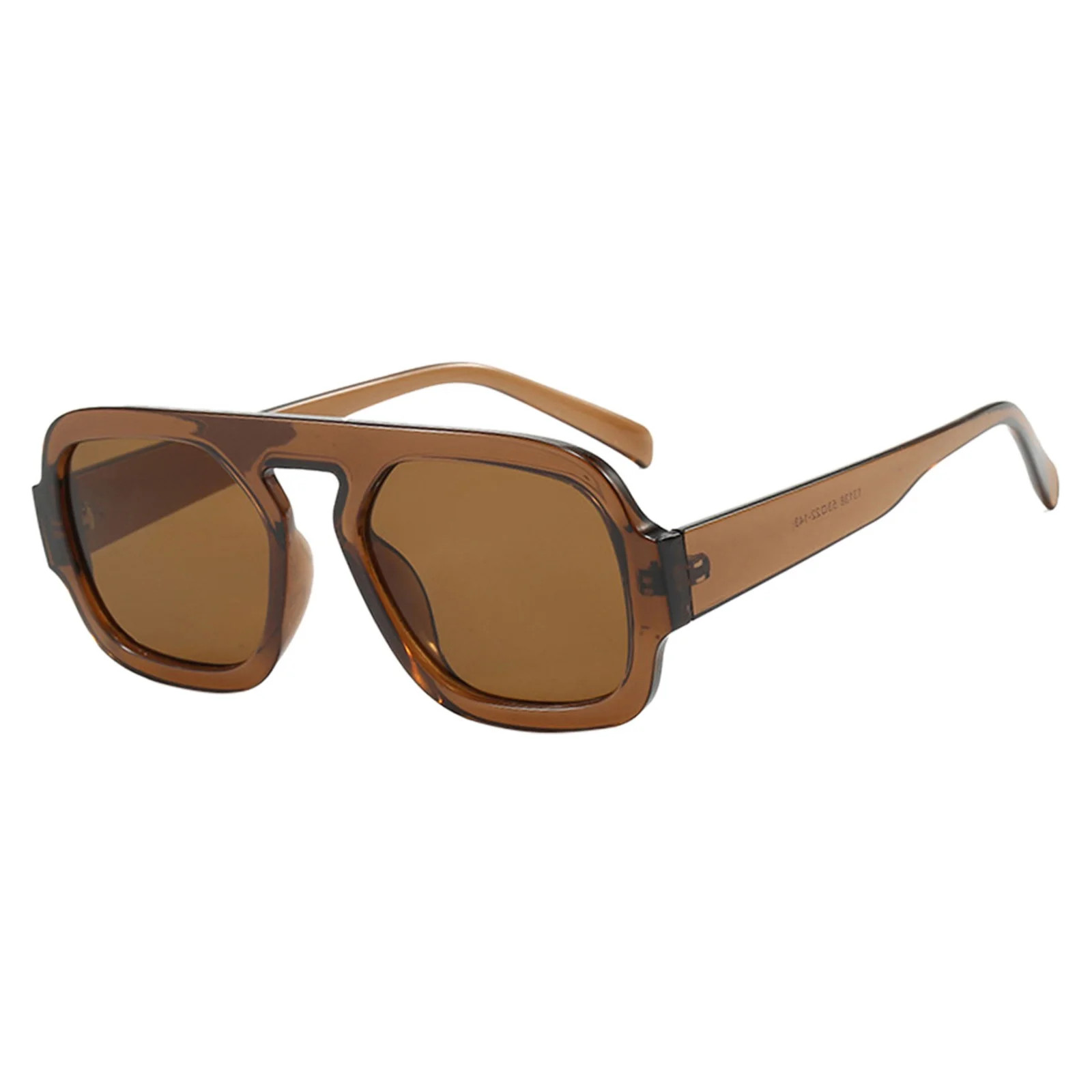 FYEGRE Classic Round Retro Sunglasses for Women and Men with Large Frame Protective Eyewear Coffe... | Walmart (US)