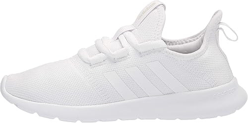 adidas Women's Cloudfoam Pure 2.0 Running Shoes, White/White/Grey, 7.5 | Amazon (US)