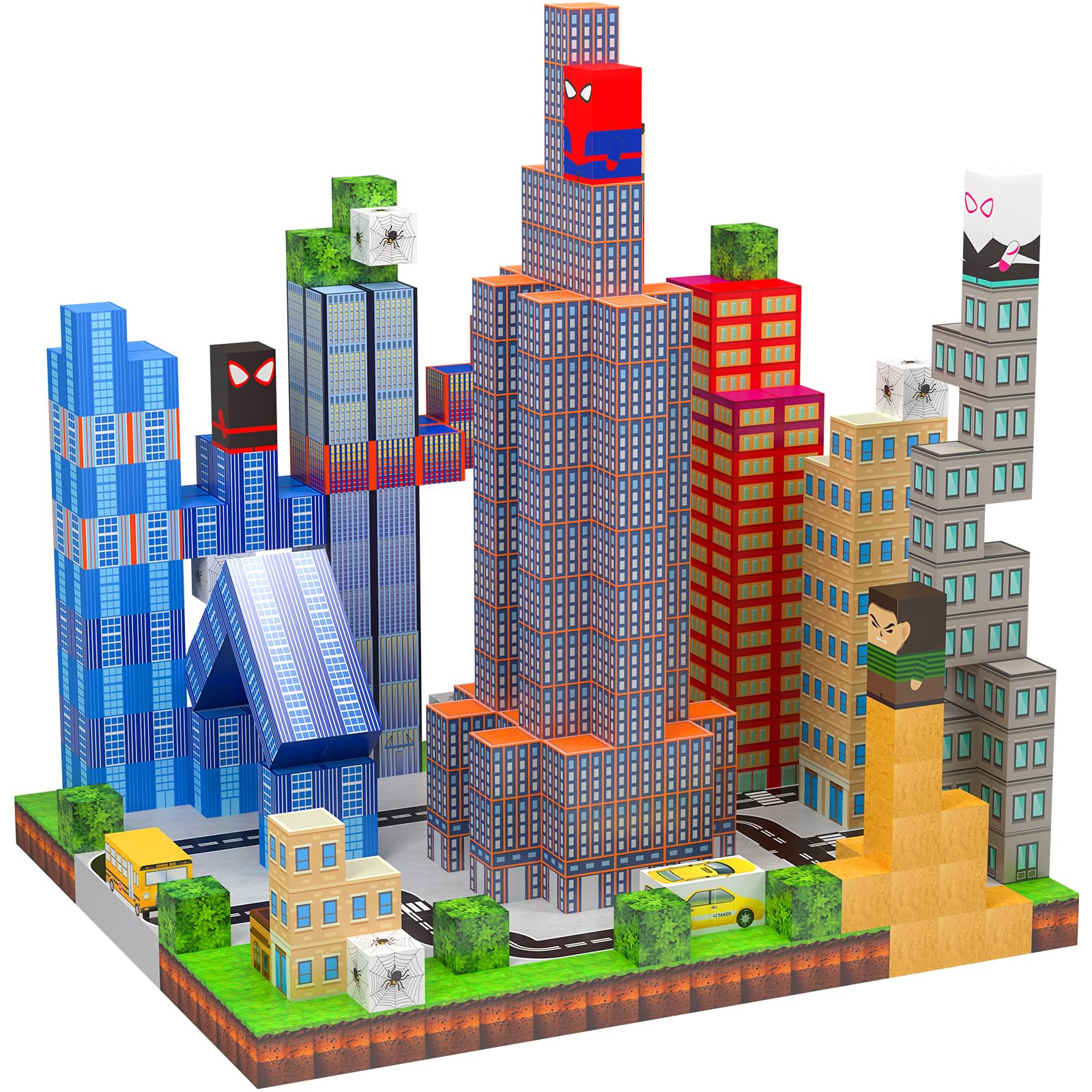 150PCS Magnetic Blocks Building Toys Set, Spider Toys Magnetic Building Blocks for Boys Girls Age... | Amazon (US)