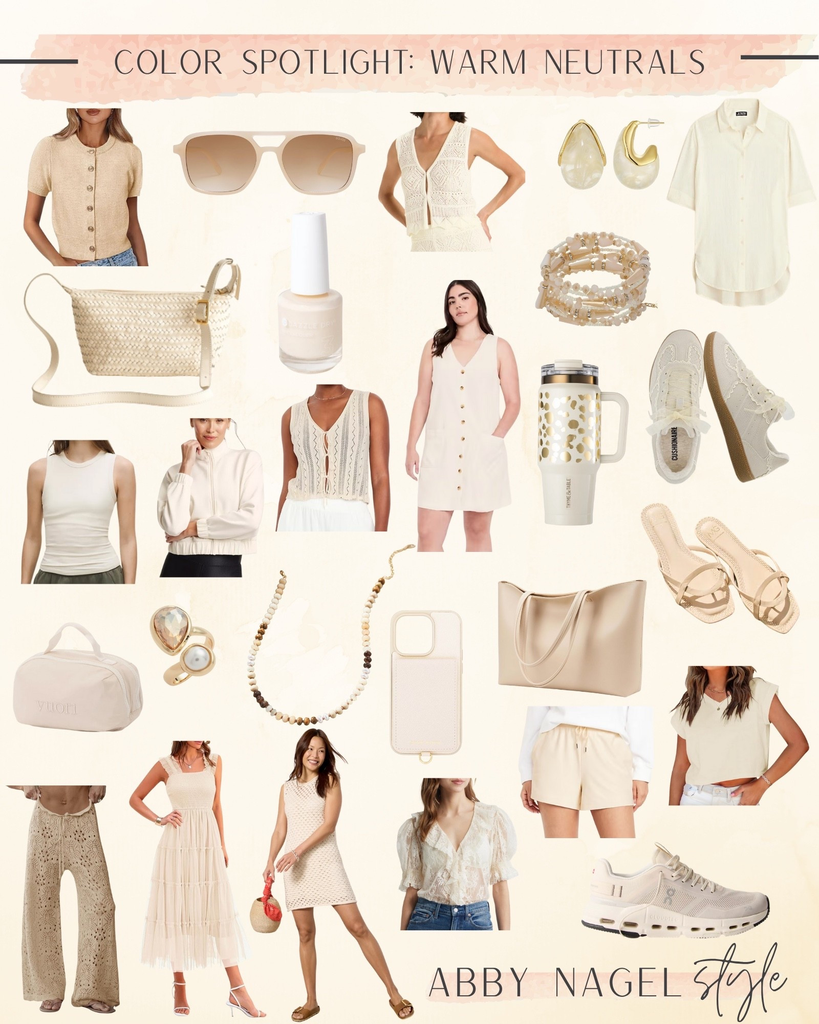 A warm neutral like cream, beige, or oyster brings a soft, cozy warmth with subtle yellow or golden undertones, offering a versatile backdrop that complements the autumn color palette.

#LTKSeasonal #LTKFindsUnder50 #LTKFindsUnder100