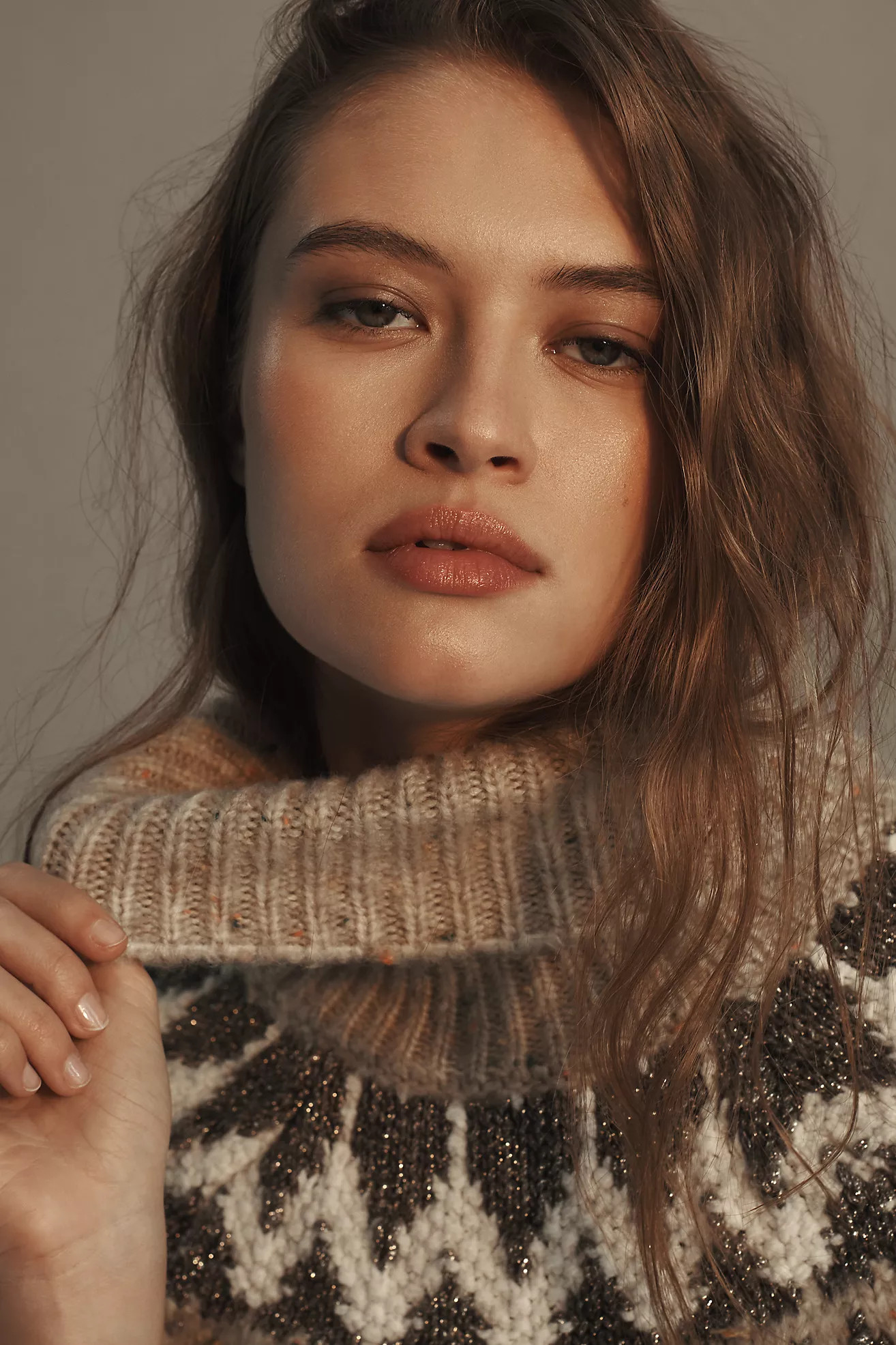 Pilcro Ribbed Turtleneck Sweater | Anthropologie (US)