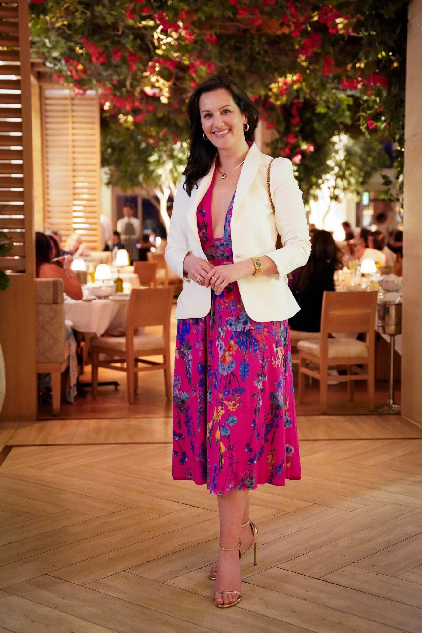 Tropical vacation outfits - What to wear in Miami - Vacation style ideas - Pink floral dresses - Midi dresses - White blazers 

#LTKTravel #LTKStyleTip #LTKSeasonal