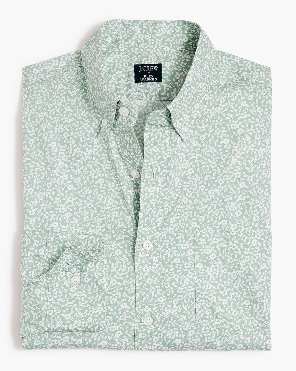 Printed slim flex casual shirt | J.Crew Factory