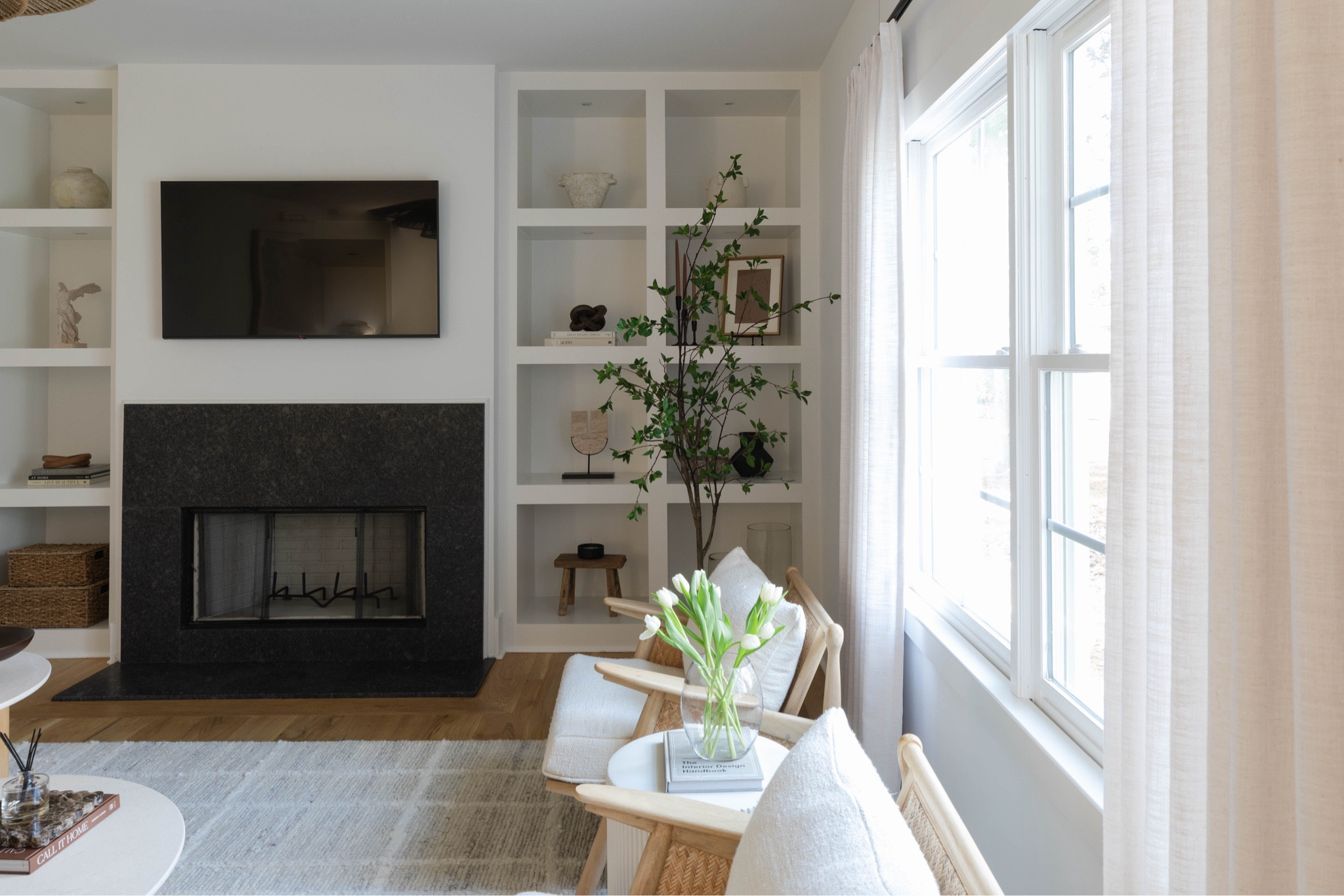 Living room Decor, living Room, modern organic, earthy home decor. Home decor ideas, white rattan arm chair. White side table, neutral home decor, library decor ideaas

#LTKhome #LTKfindsunder100 #LTKfindsunder50