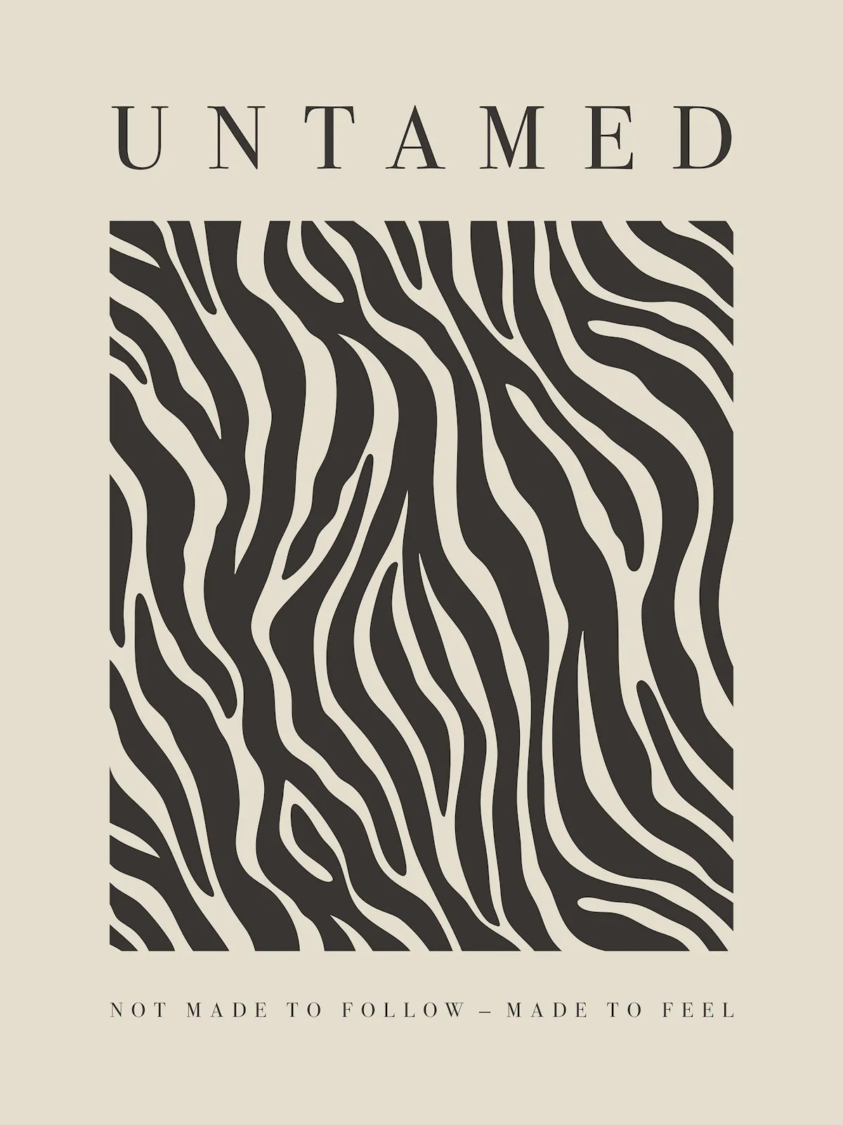 Untamed Stripes Print | Desenio