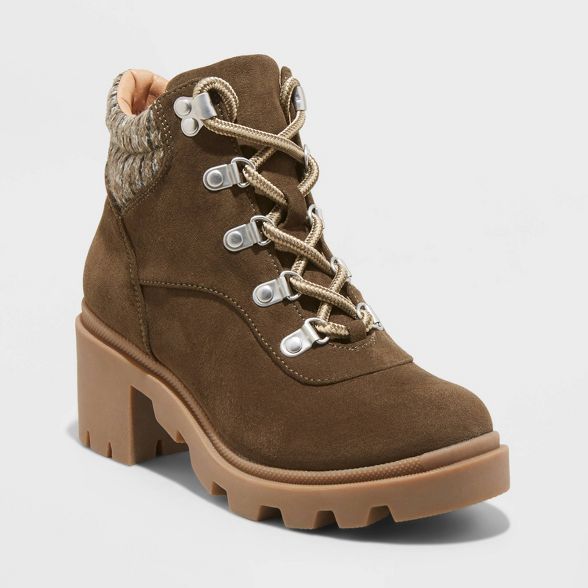 Women's Noelle Heeled Hiking Boots - Universal Thread™ | Target