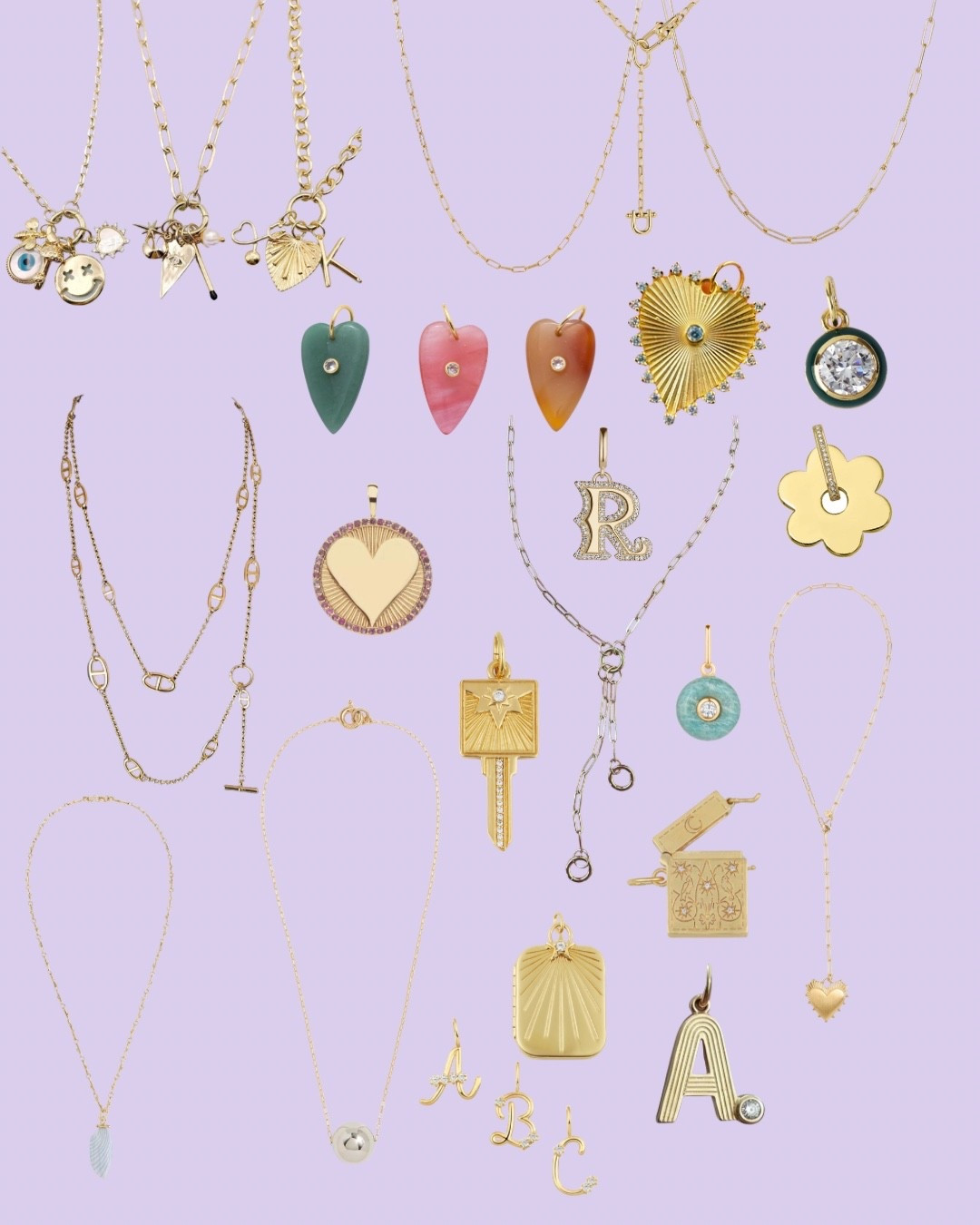 Find request: long chain necklace with charms. When it comes to this type of necklace I typically find that I prefer to build my own. There are luckily so many styles like this out there and you can build on it forever! 

#LTKootd #LTKmomlife #LTKdayinmylife