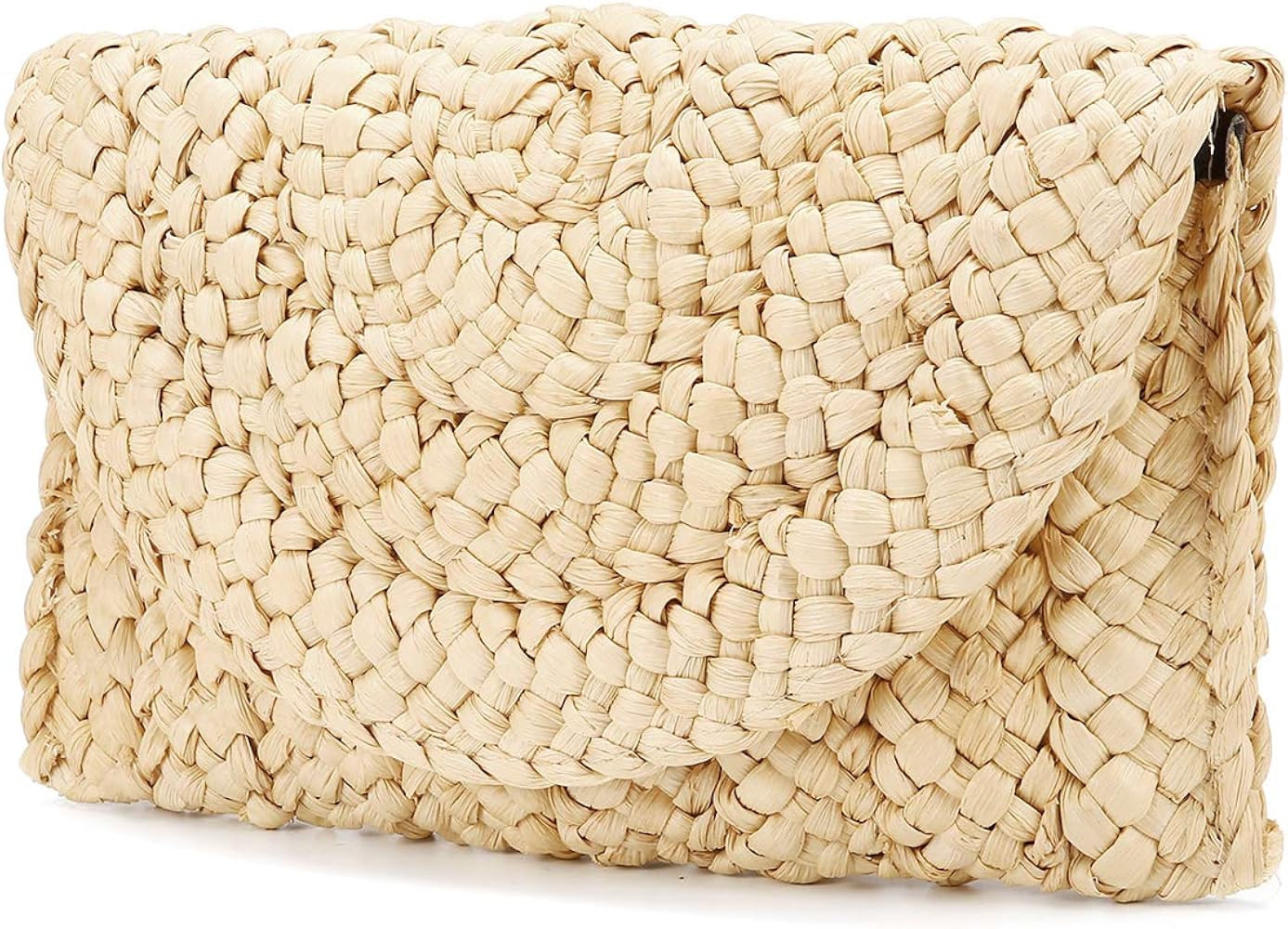 Straw Clutch Purse, JOSEKO Women Straw Envelope Bag Wallet Summer Beach Handbag Beach Clutch Purse | Amazon (US)