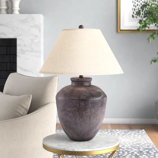 Caserta Metal Brown Table Lamp | Wayfair North America