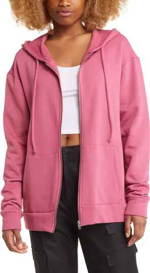 Oversize Zip Hoodie | Nordstrom