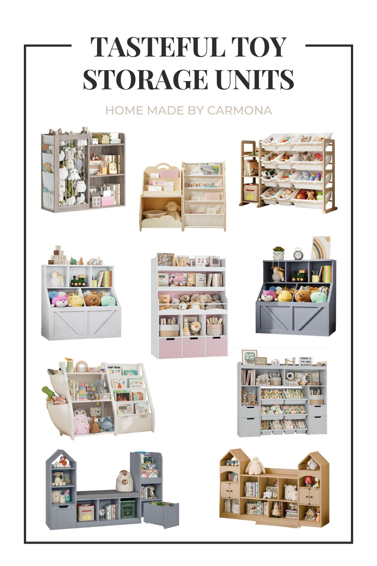 Kids toy shelves & storage | Cute for a playroom | Toy storage units | Toy organization solutions 

 #LTKHome