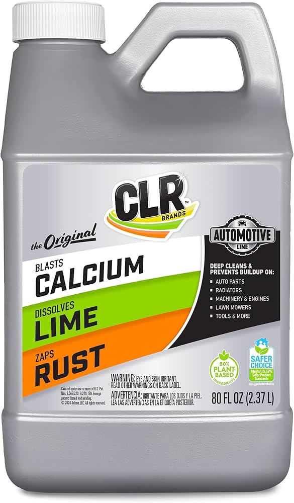 CLR Brands® Automotive Calcium, Lime & Rust Remover, Cleaner for Multiple Surfaces, EPA Safer Ch... | Amazon (US)