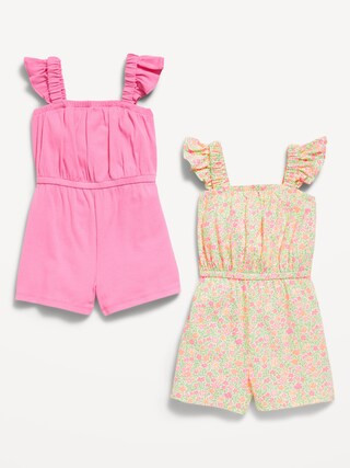 Sleeveless Romper 2-Pack for Toddler Girls | Old Navy (US)