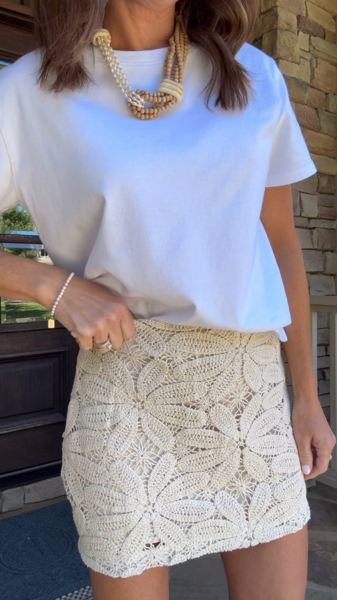 Crochet mini skirt. Resort style. Linking the matching top too.
Size XS

#LTKootd #LTKSeasonal #LTKOver40
