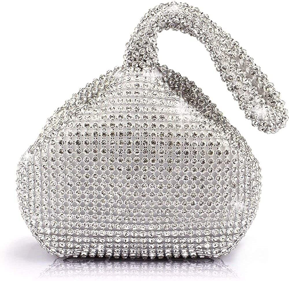 TOPCHANCES Women's Evening Bag Sparkly Rhinestone Purse Triangle Bage Clutch Purse Bag Handbag Fo... | Walmart (US)
