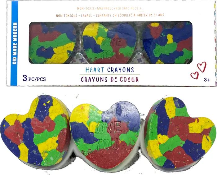 Kid Made Modern Confetti Heart Crayons Set | Nordstrom | Nordstrom