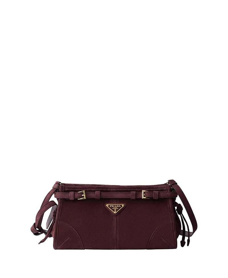 Prada Bonnie Small Suede Shoulder Bag | Bloomingdale's (US)